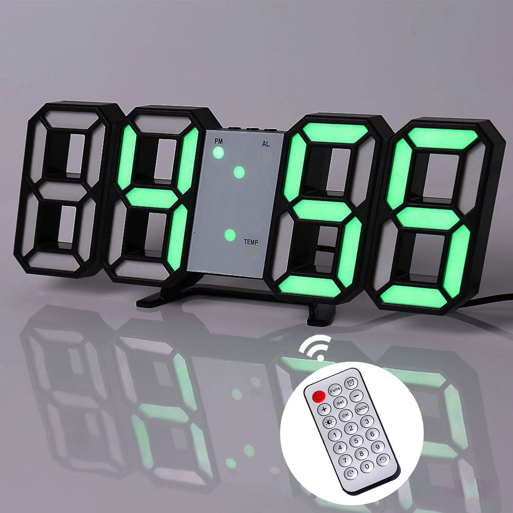 Nordic Digital Alarm Thermometer Electronic Clock (Multi Colors)