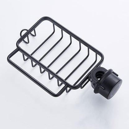 Kitchen Space Aluminum Sink Drain Rack Sponge Storage