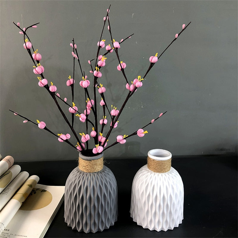 Modern Flower Vase Imitation Ceramic Flower Pot (Multi Colors)