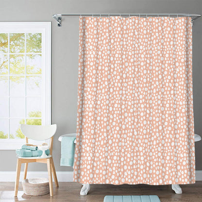 Beautiful Flowers Shower Curtain Cartoon Animal Printed with Hooks