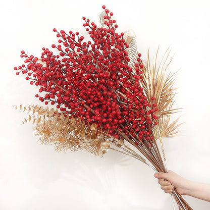 Artificial Berry Eucalyptus Leaf Flowers Bouquet (Multi Styles/ Colors)