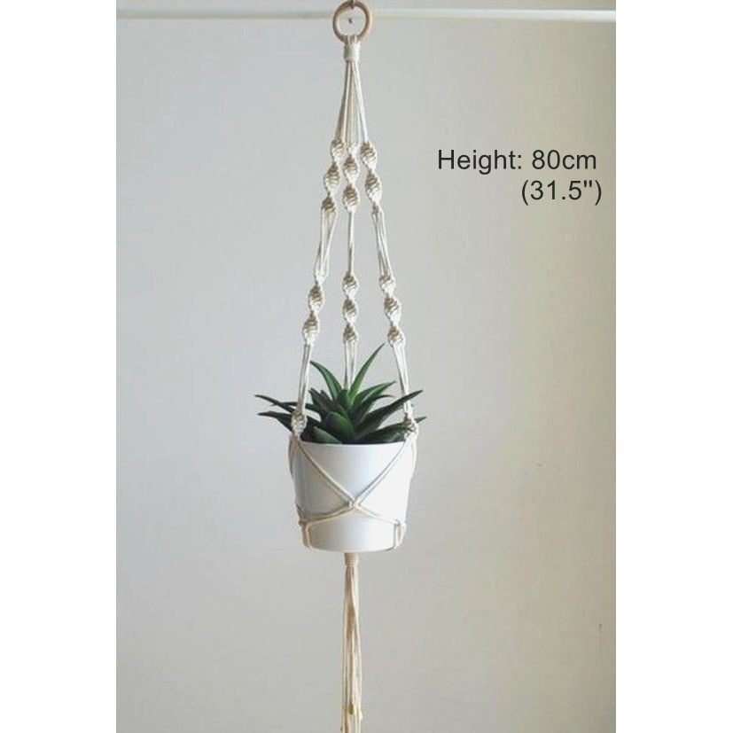 Big Macrame Hanging Planter Hanging Pot Plant (Multi Styles/ Colors)