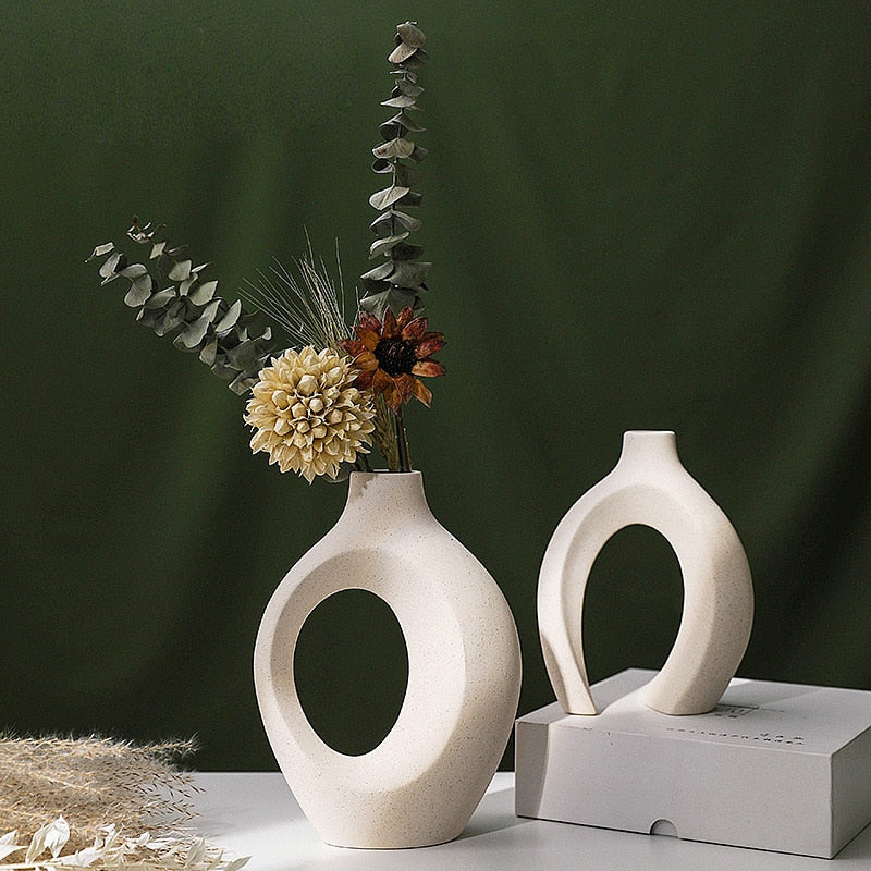 CAPIRON Nordic Ceramic Interlock Vase