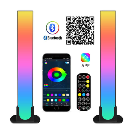 LED Floor Lamp RGB Desktop Colorful Atmosphere Music Night Light Strip WIFI/Bluetooth Smart APP Control Indoor Colorful Dec Lamp