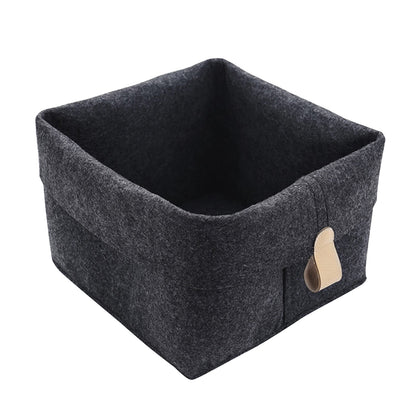 1pc Nordic Felt Storage Table  Basket