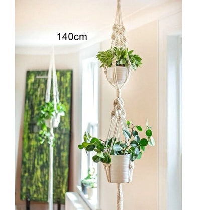 Big Macrame Hanging Planter Hanging Pot Plant (Multi Styles/ Colors)