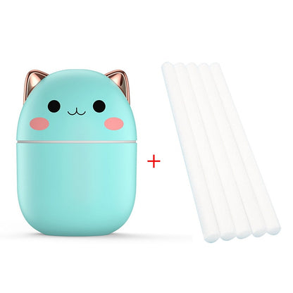 Kawaii Air Humidifier 250ML Aroma Essential Oil Diffuser USB Cool Mist Sprayer for Bedroom Home Car Fragrance Diffuser