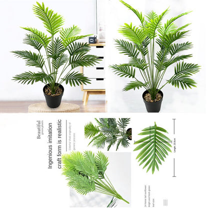 Artificial Plant Scattered Tail Sunflower Potted Indoor and Outdoor Medium and Large Fake Plant Ground Decoration Plastic Tree