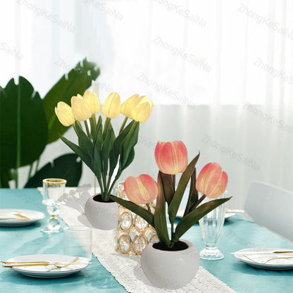 LED Tulip Table Lamp (Multi Colors)