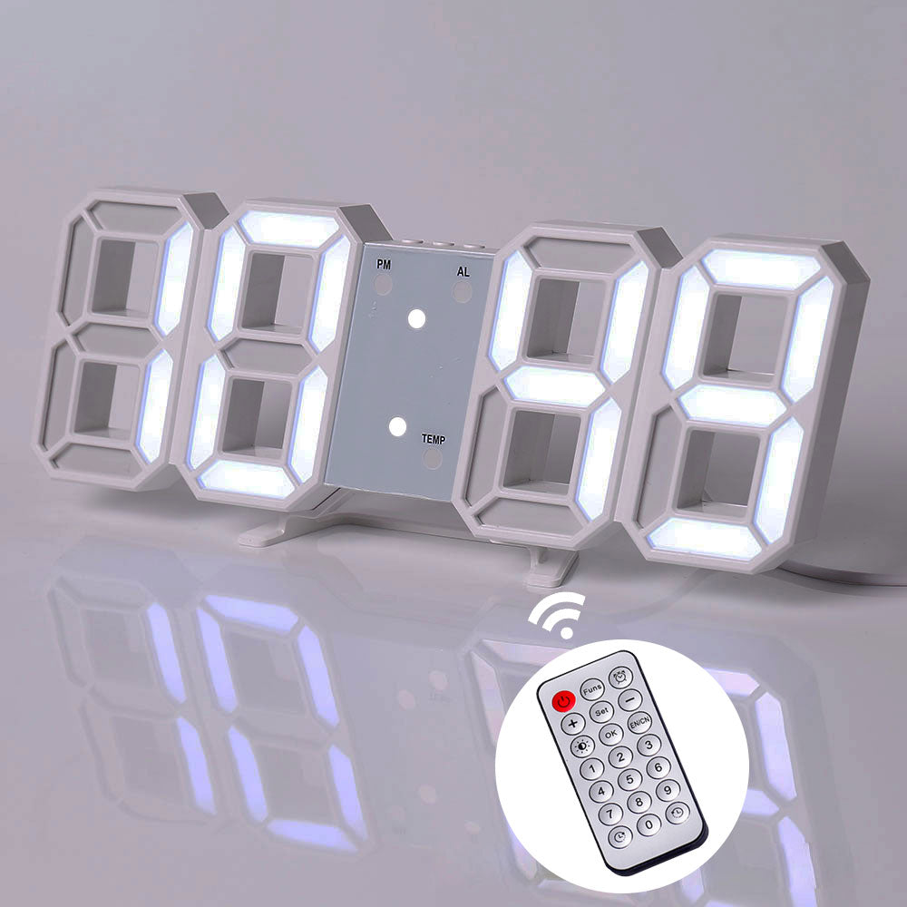 Nordic Digital Alarm Thermometer Electronic Clock (Multi Colors)