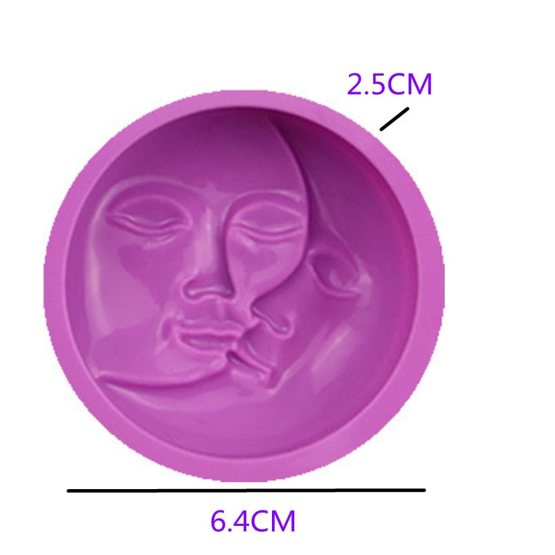 DIY Silicone Candle Mold Simple Style Design for Handmade Jewelry Soap Gypsum Candle Jewelry Craft Mold Candle Making Supplies