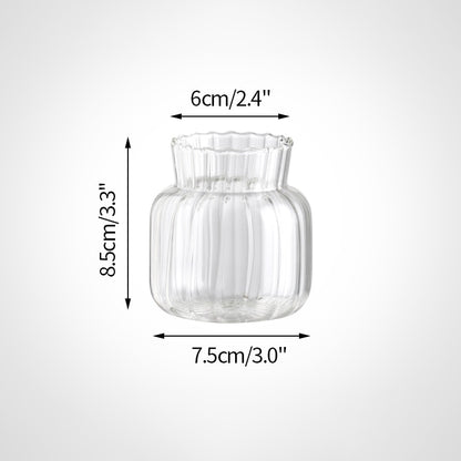 Transparent Glass Vases Nordic Creative Hydroponic Terrarium Flower Table Vase (Multi Styles)