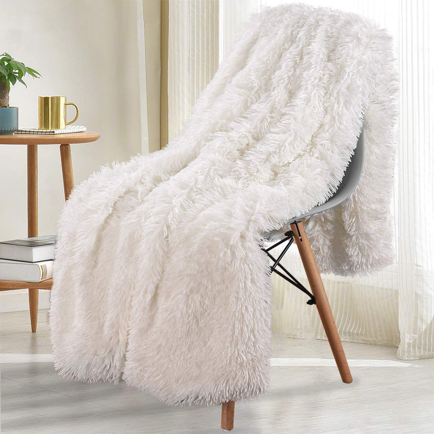 Thickened Fluffy Blanket Warm winter Bedspread on the bed Stitch plaid sofa cover Double side blankets and throws for Home decor