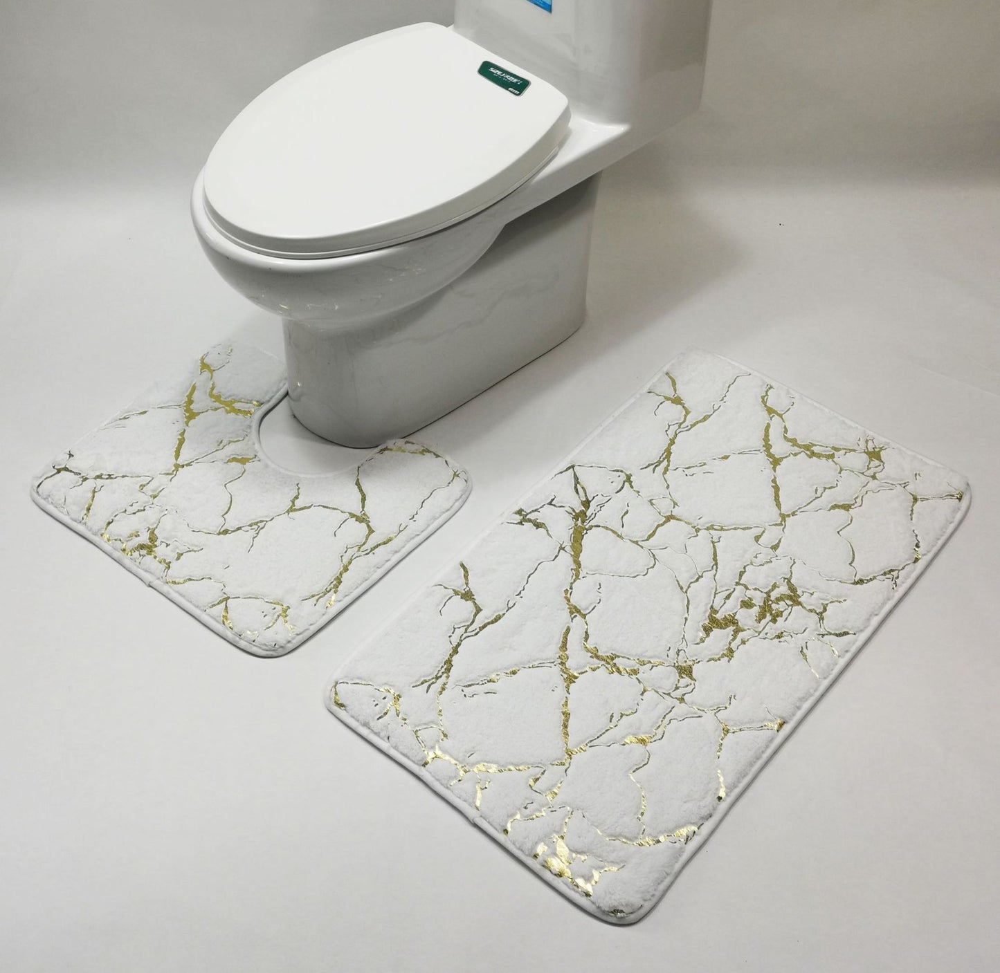 Bathroom Bath Mat Set Toilet Mat Non-slip Bath Mat