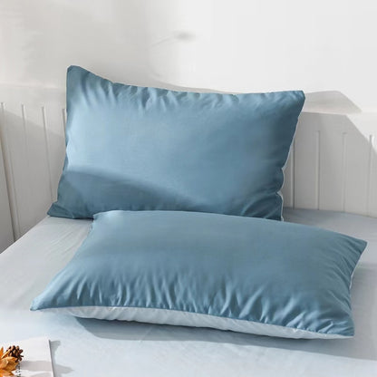 Fabric Solid Color Duvet Quilt set (one size)