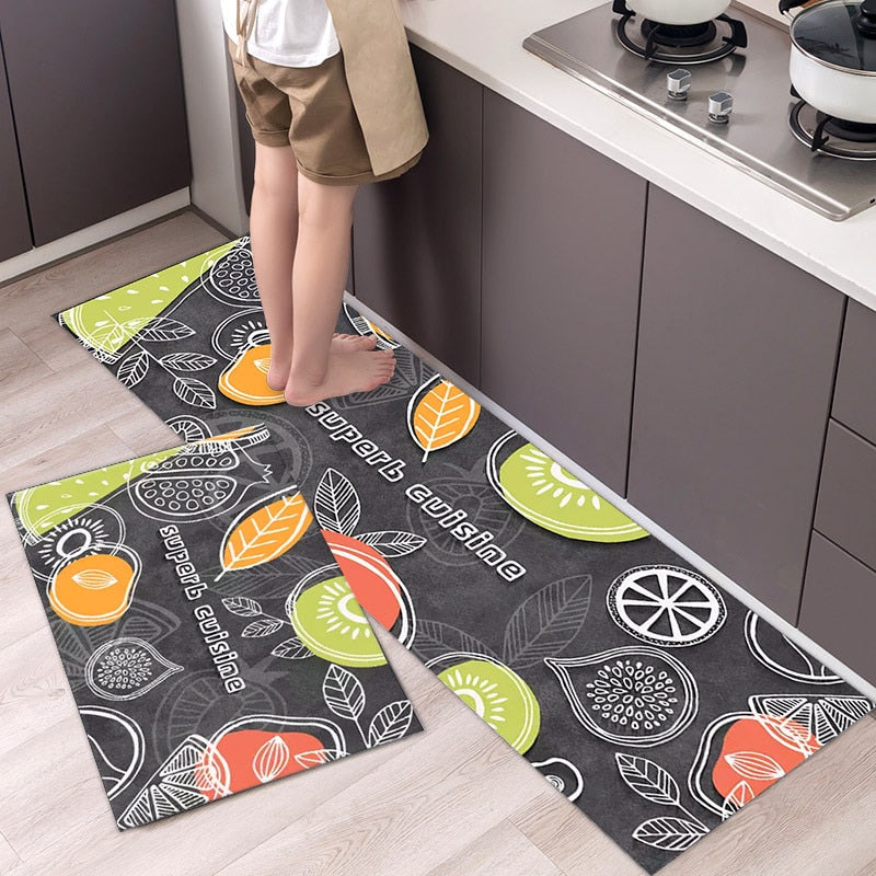 Fashion Simple Nordic Style Kitchen Mat Floor Carpet House Hold Carpet Long Strip Door Mat Modern Home Decor