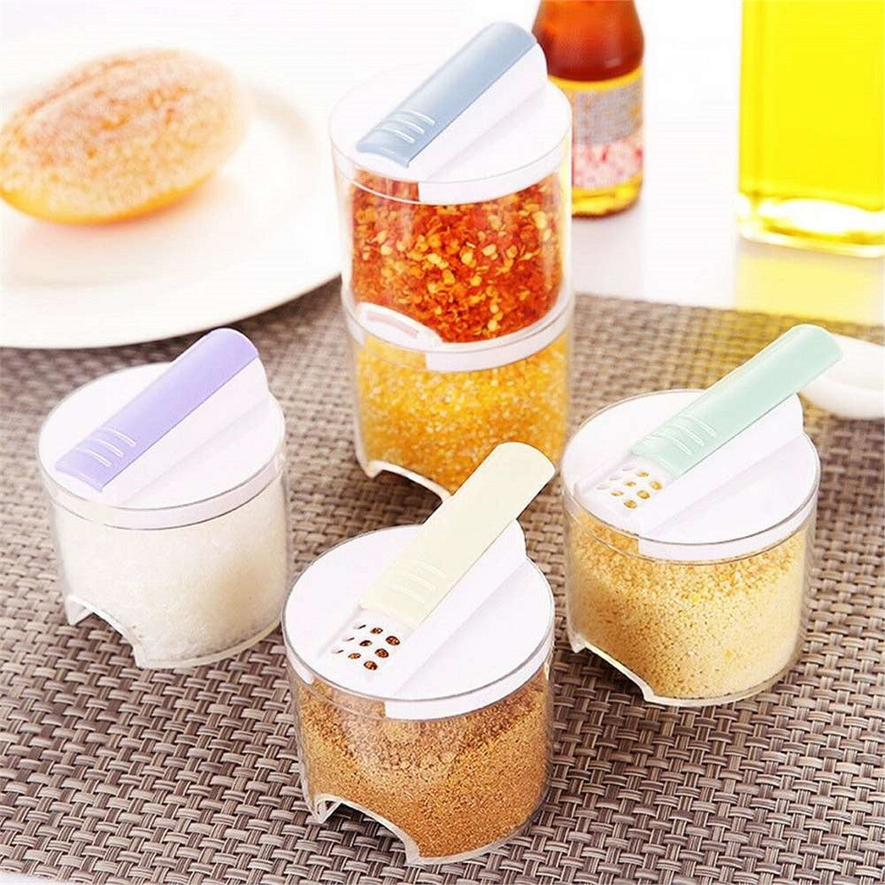 5 Pcs/Set Spice Jar Kitchen Gadget Sets