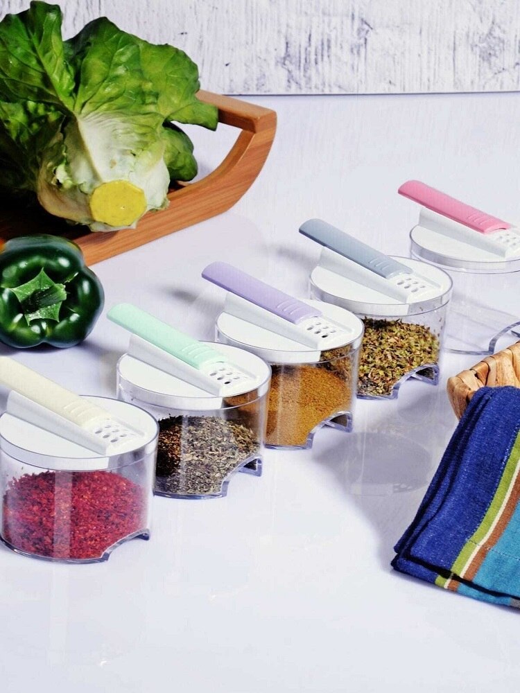 5 Pcs/Set Spice Jar Kitchen Gadget Sets