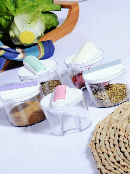 5 Pcs/Set Spice Jar Kitchen Gadget Sets