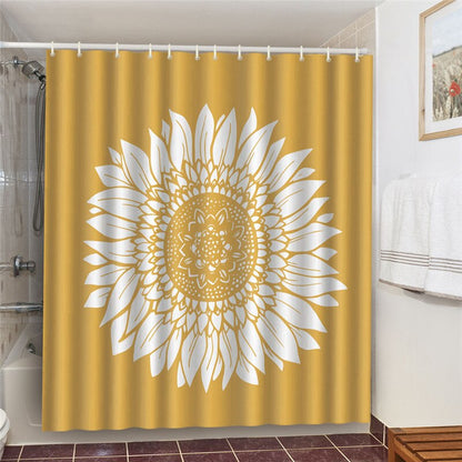 3D Waterproof Bathroom Curtain