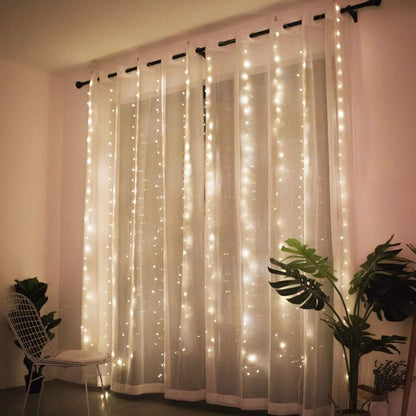 USB Festoon String Light Fairy Garland Curtain Light Lamp