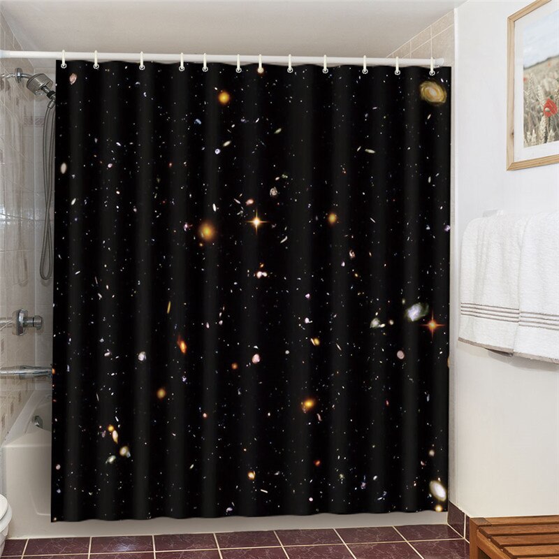 3D Waterproof Bathroom Curtain