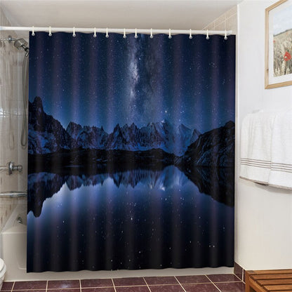 3D Waterproof Bathroom Curtain